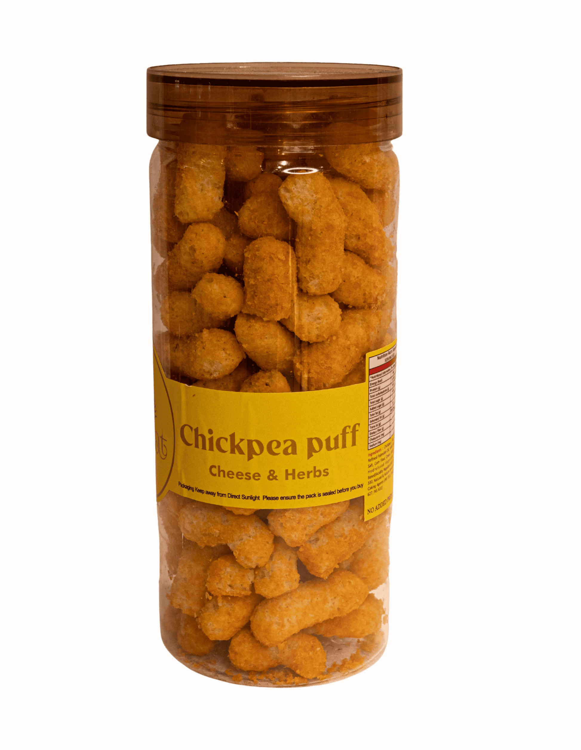 Cheese and Herbs Chickpea Puff 120 GM