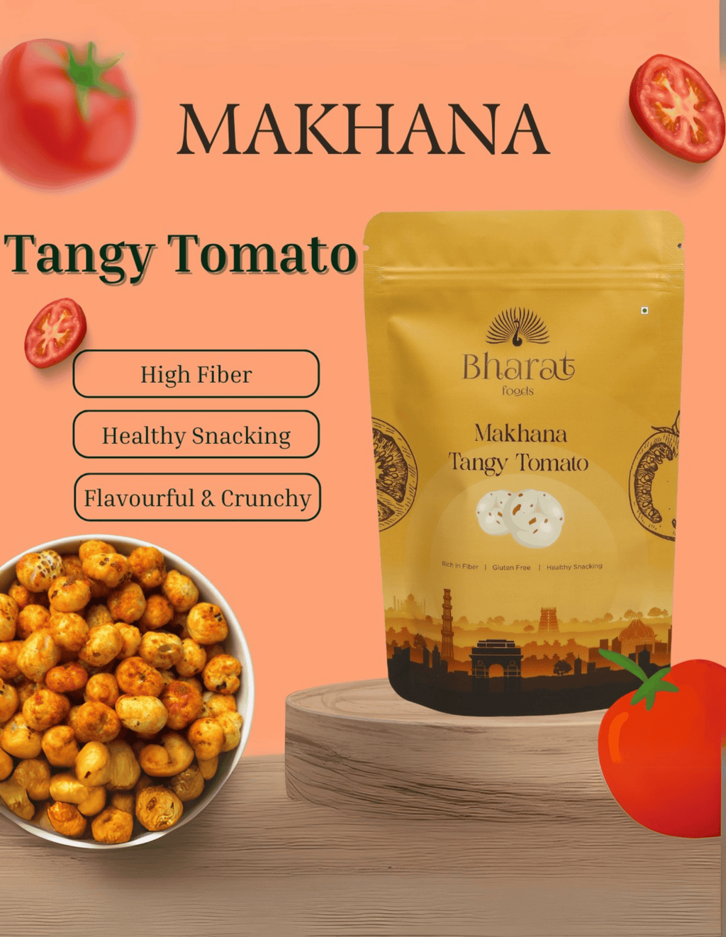 Tangy Tomato Makhana 44 GM