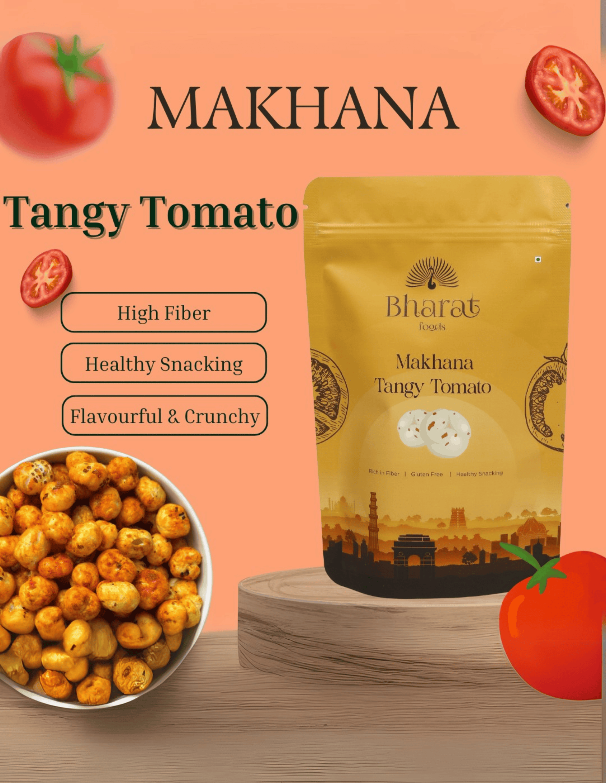 Tangy Tomato Makhana 44 GM