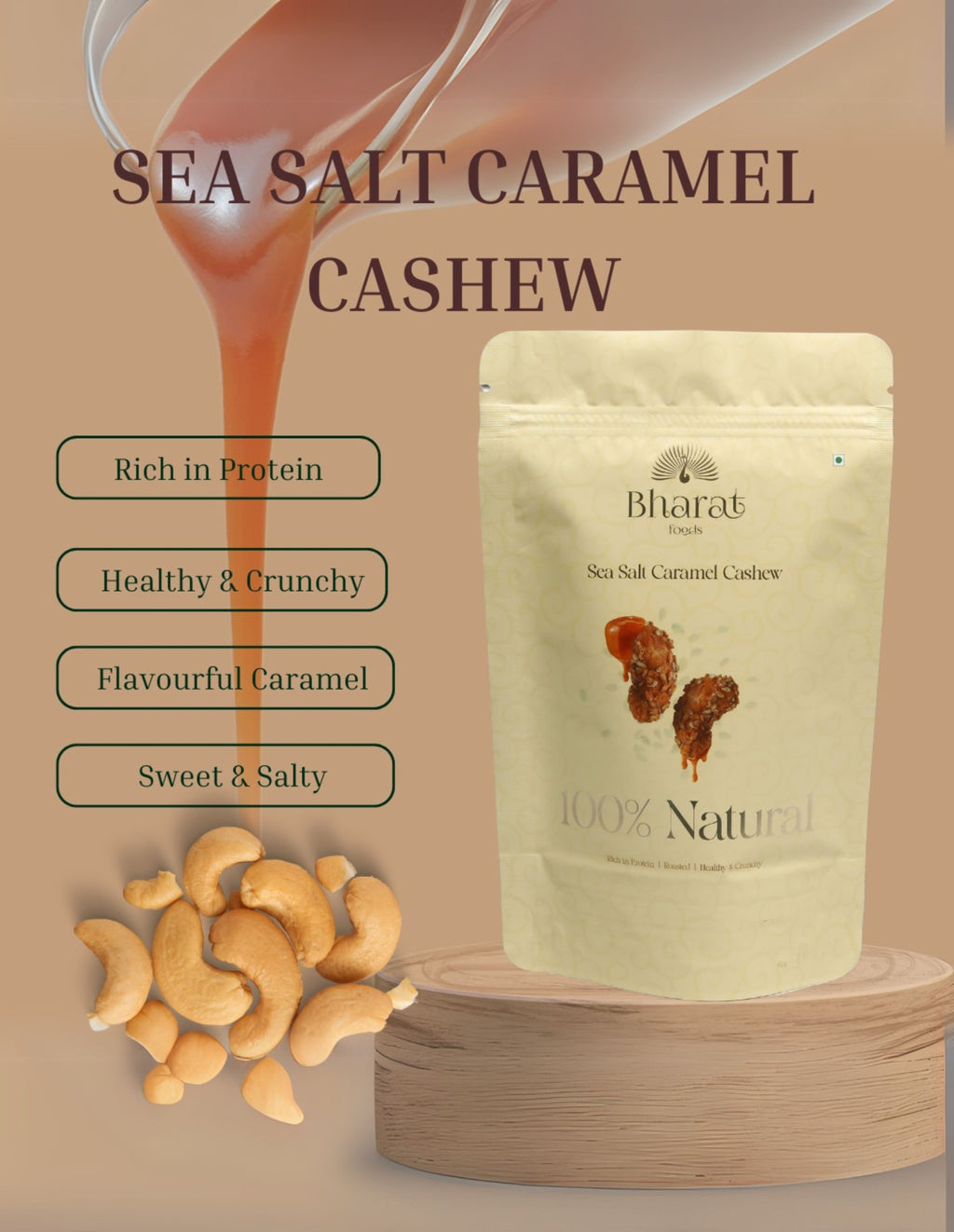 Sea Salt Caramel Cashew 200 GM
